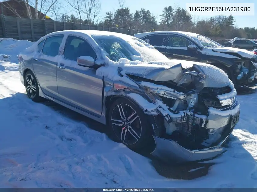 1HGCR2F56HA231980 2017 Honda Accord Sport
