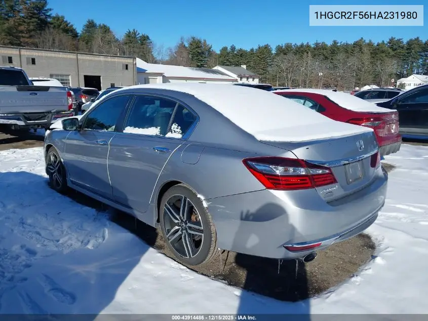 1HGCR2F56HA231980 2017 Honda Accord Sport