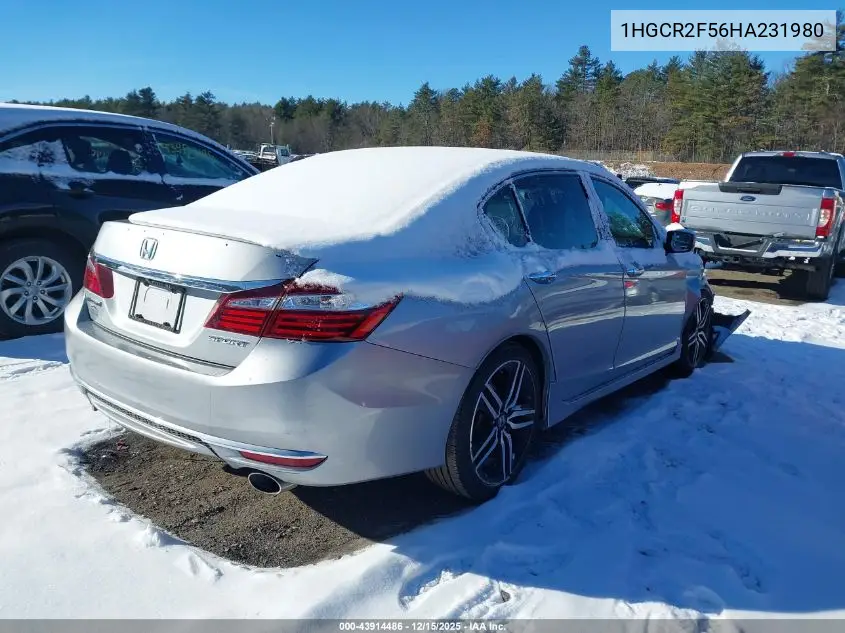 1HGCR2F56HA231980 2017 Honda Accord Sport