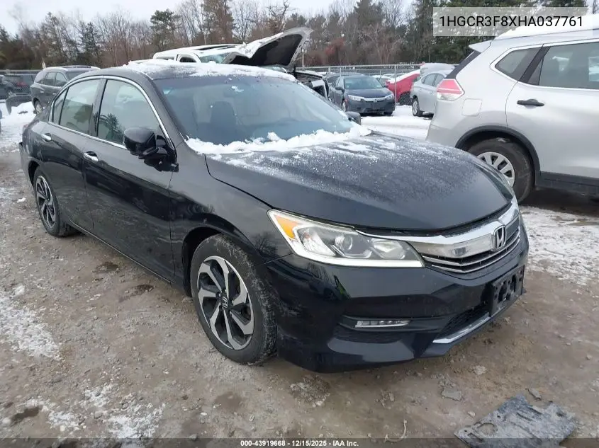 1HGCR3F8XHA037761 2017 Honda Accord Ex-L V6