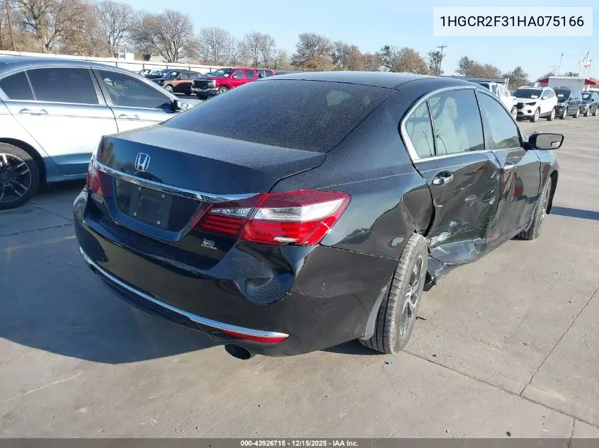 1HGCR2F31HA075166 2017 Honda Accord Lx