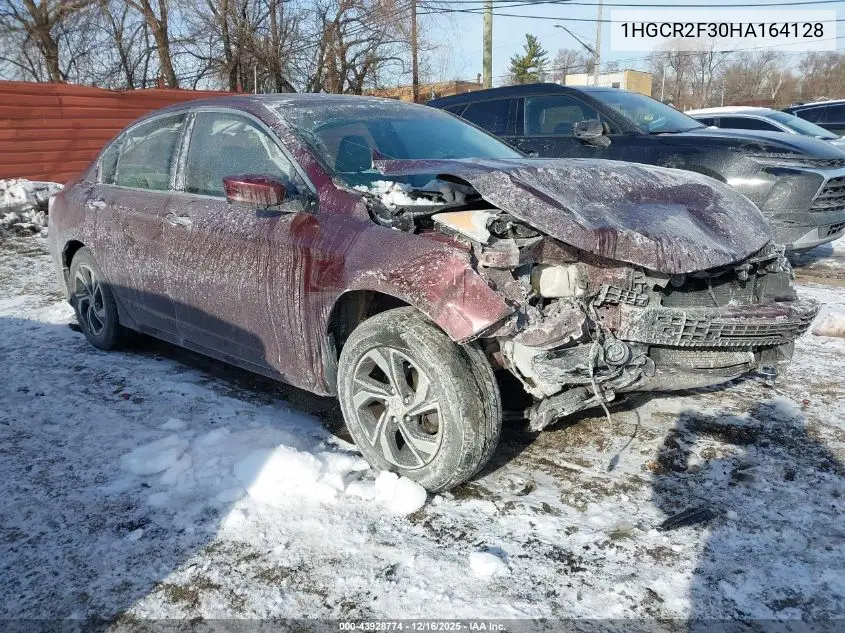 1HGCR2F30HA164128 2017 Honda Accord Lx