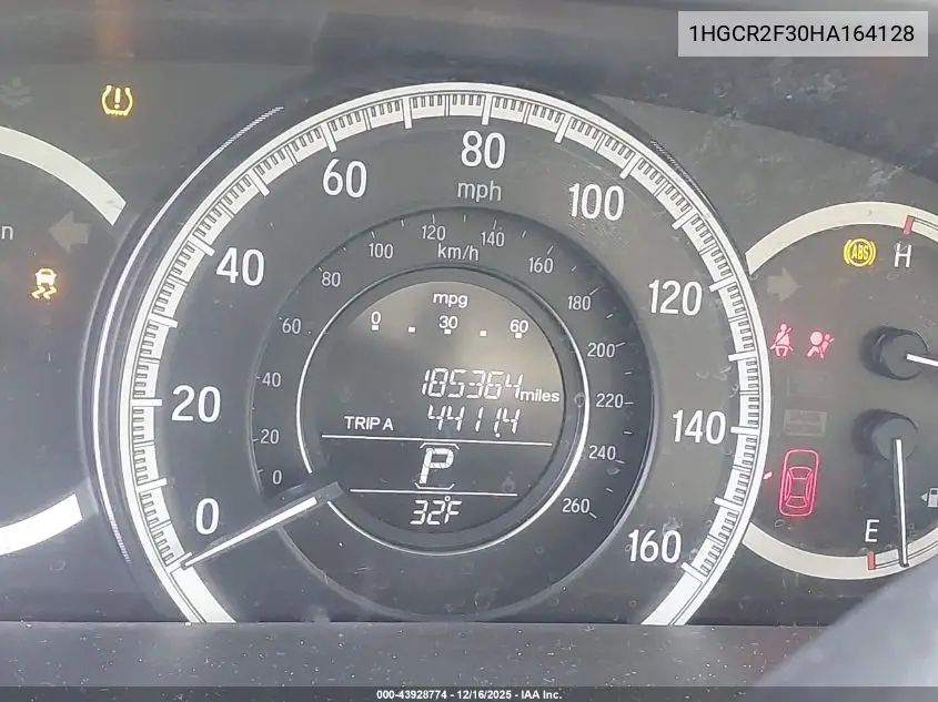 1HGCR2F30HA164128 2017 Honda Accord Lx