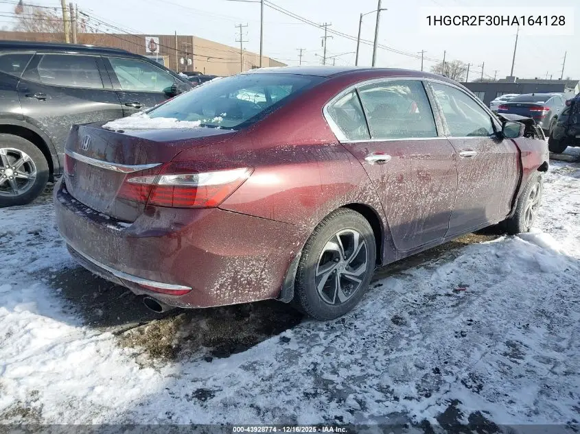 1HGCR2F30HA164128 2017 Honda Accord Lx