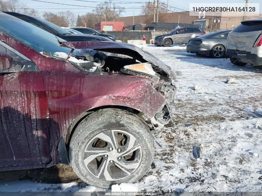 1HGCR2F30HA164128 2017 Honda Accord Lx