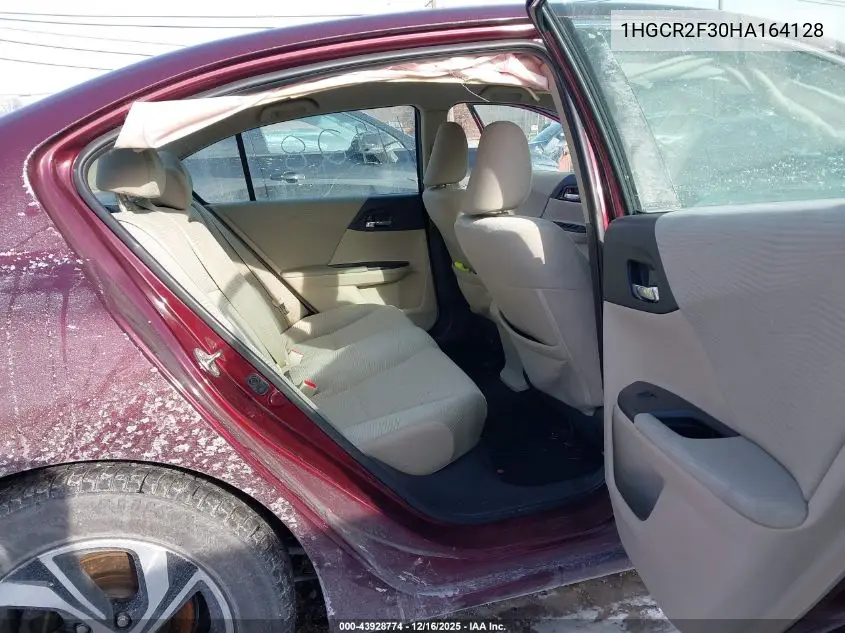 1HGCR2F30HA164128 2017 Honda Accord Lx