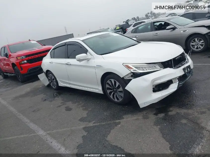 JHMCR6F76HC009059 2017 Honda Accord Hybrid Touring