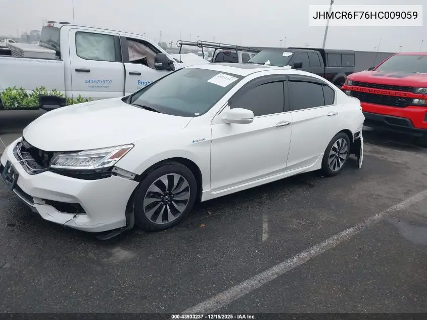JHMCR6F76HC009059 2017 Honda Accord Hybrid Touring
