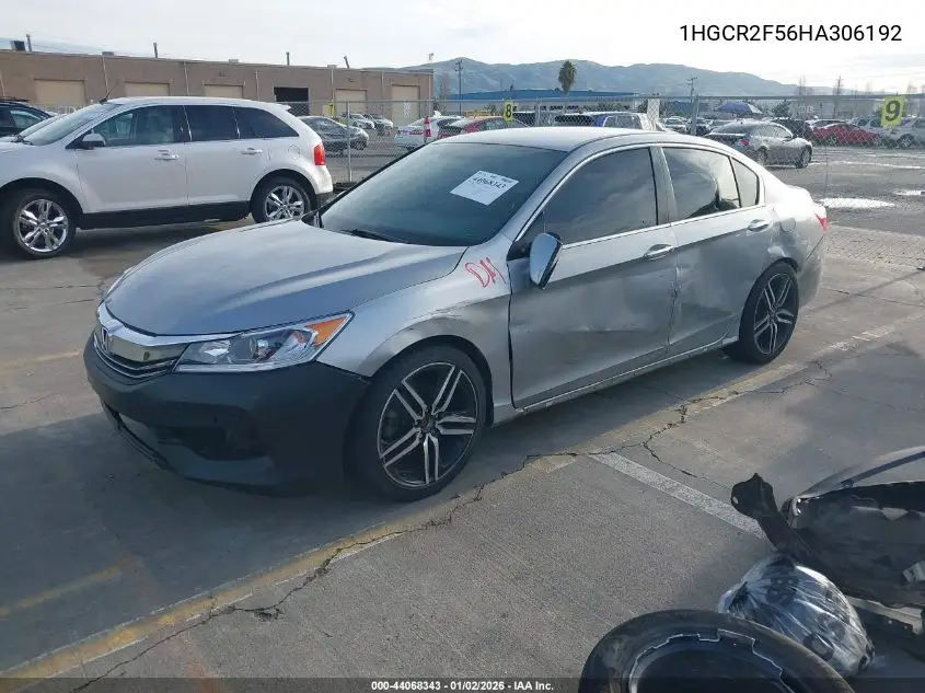 1HGCR2F56HA306192 2017 Honda Accord Sport