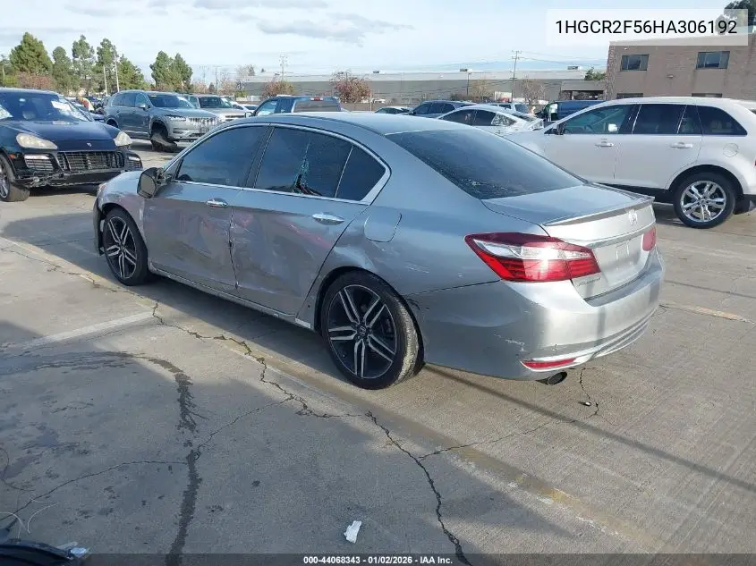 1HGCR2F56HA306192 2017 Honda Accord Sport