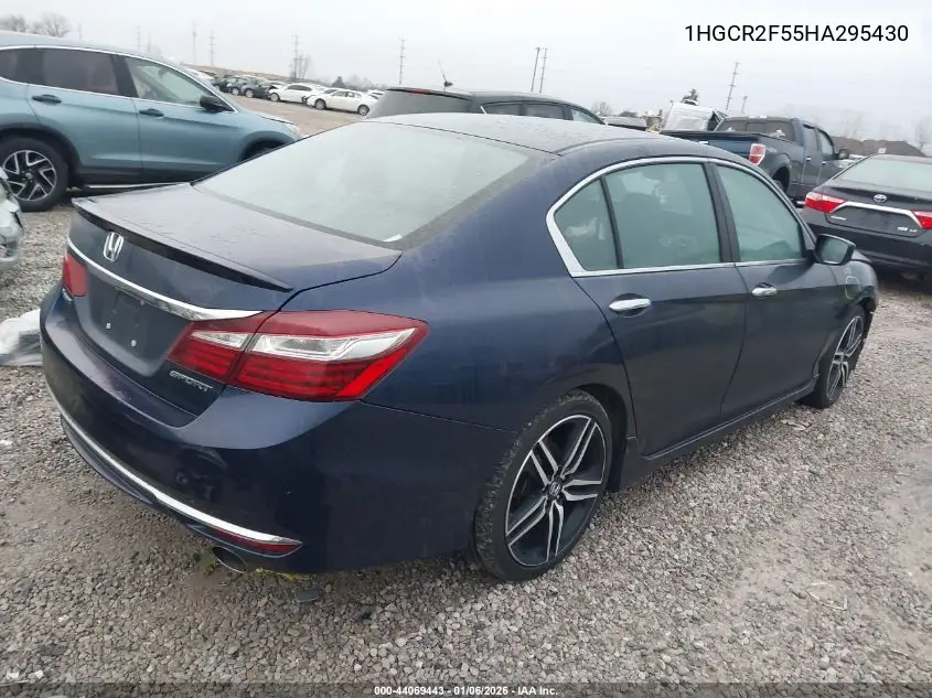 1HGCR2F55HA295430 2017 Honda Accord Sport