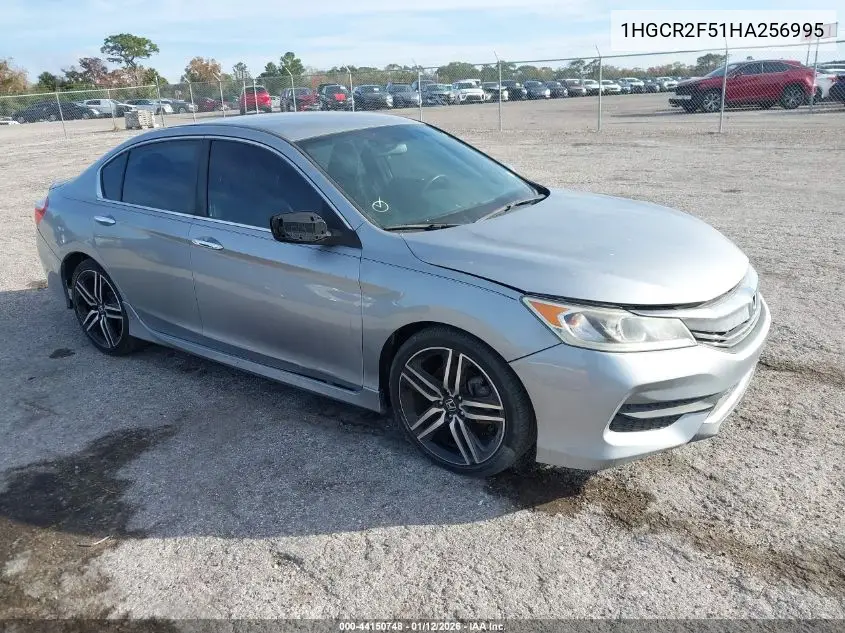 1HGCR2F51HA256995 2017 Honda Accord Sport