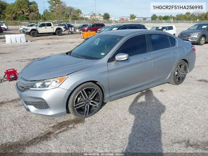 1HGCR2F51HA256995 2017 Honda Accord Sport