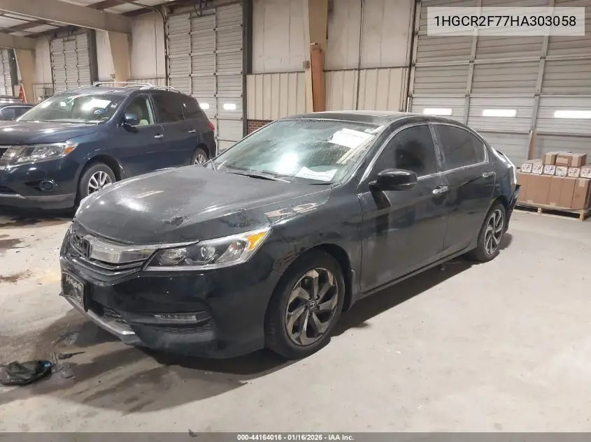 1HGCR2F77HA303058 2017 Honda Accord Ex