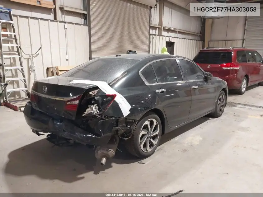 1HGCR2F77HA303058 2017 Honda Accord Ex