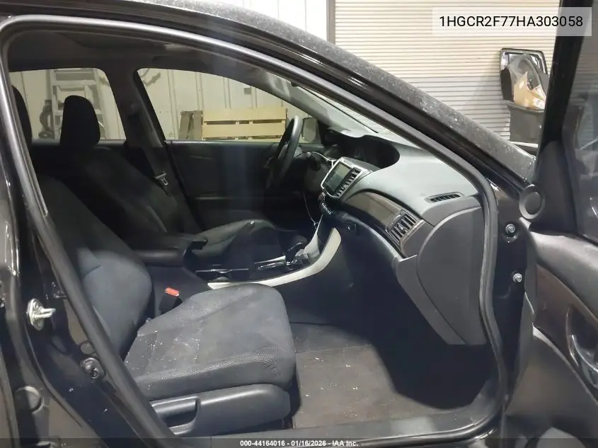 1HGCR2F77HA303058 2017 Honda Accord Ex