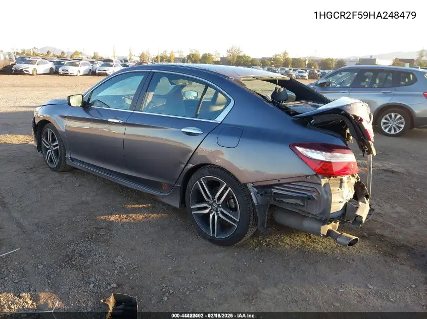 1HGCR2F59HA248479 2017 Honda Accord Sport