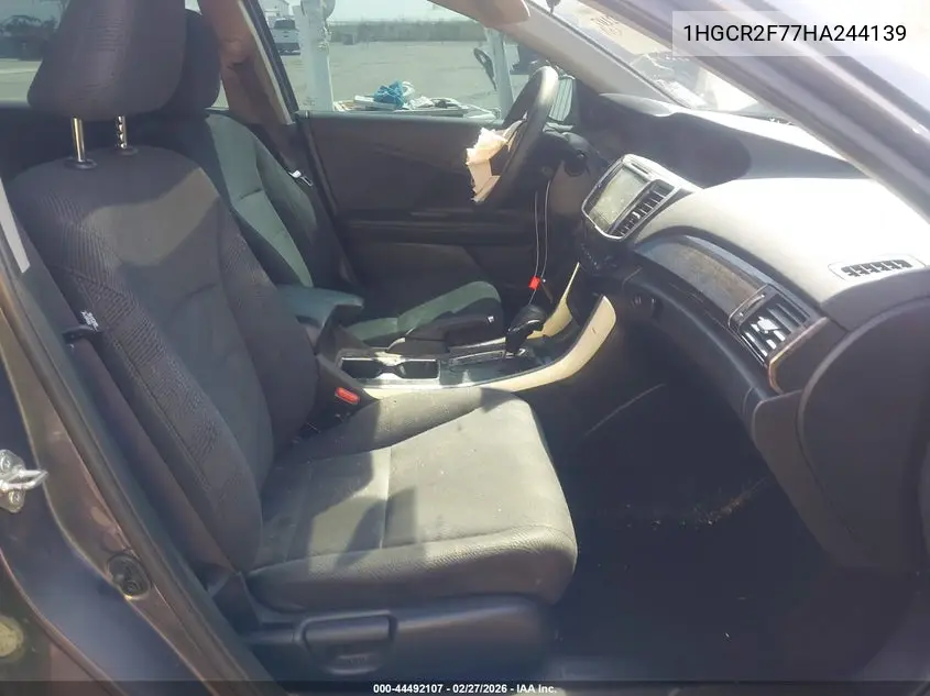 1HGCR2F77HA244139 2017 Honda Accord Ex