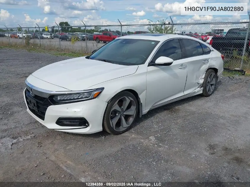1HGCV1F90JA802880 2018 Honda Accord Touring
