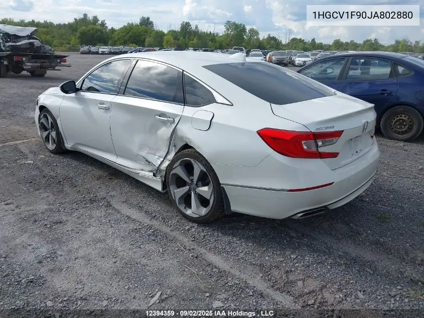 1HGCV1F90JA802880 2018 Honda Accord Touring