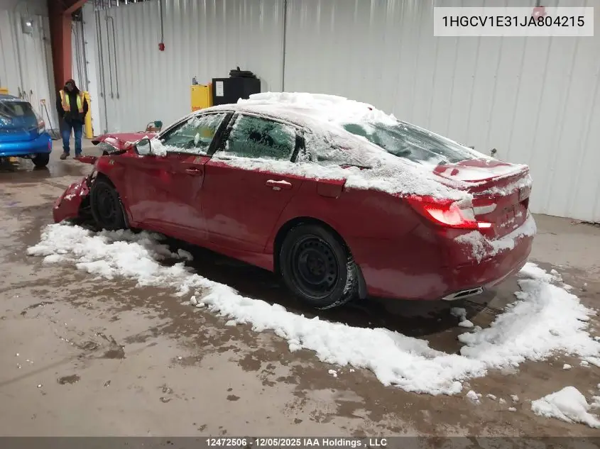 1HGCV1E31JA804215 2018 Honda Accord Sport
