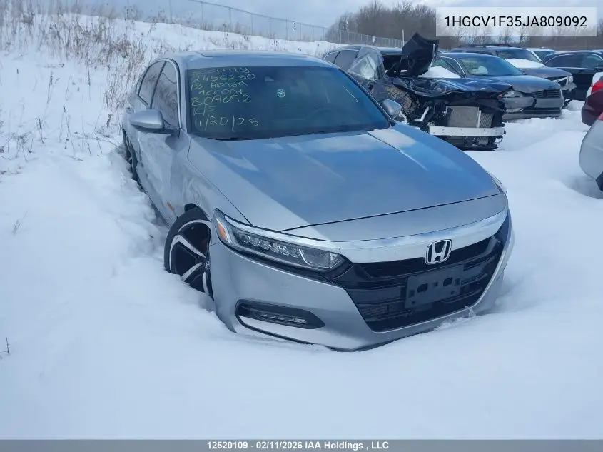 1HGCV1F35JA809092 2018 Honda Accord Sport
