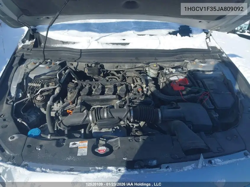 1HGCV1F35JA809092 2018 Honda Accord Sport