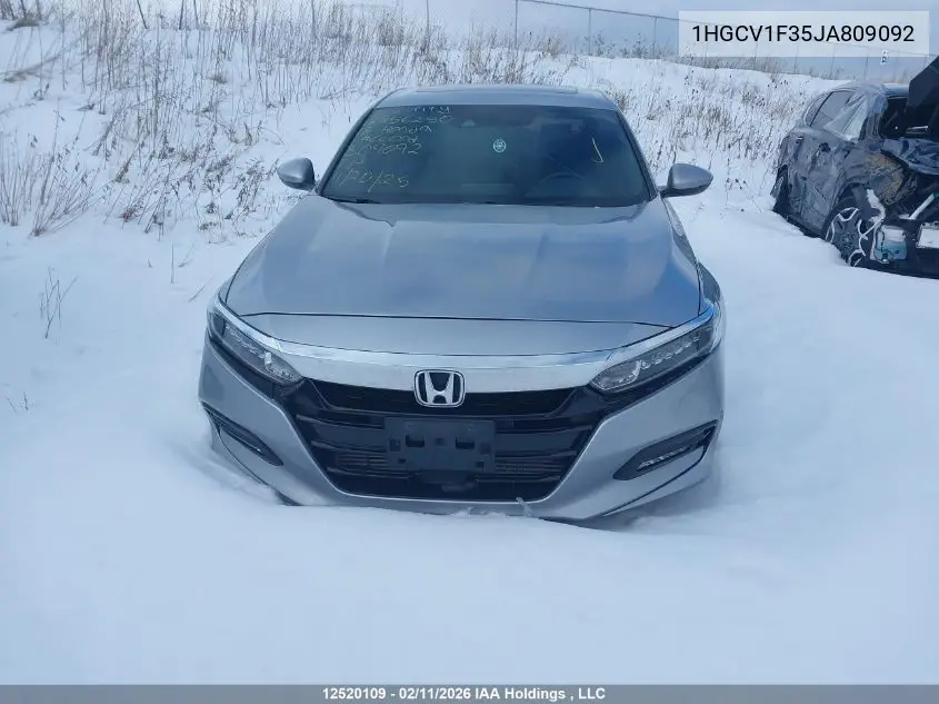1HGCV1F35JA809092 2018 Honda Accord Sport