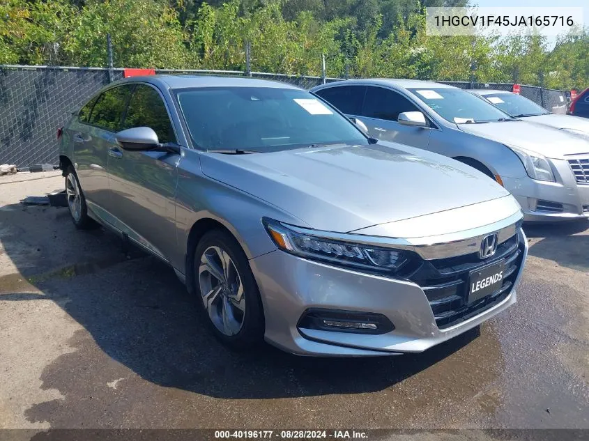 2018 Honda Accord Ex VIN: 1HGCV1F45JA165716 Lot: 40196177