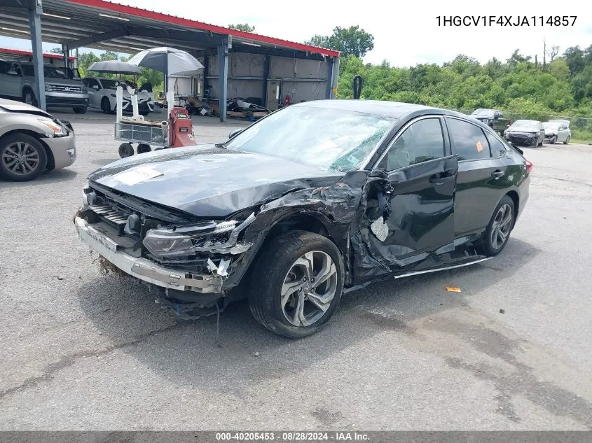 1HGCV1F4XJA114857 2018 Honda Accord Ex