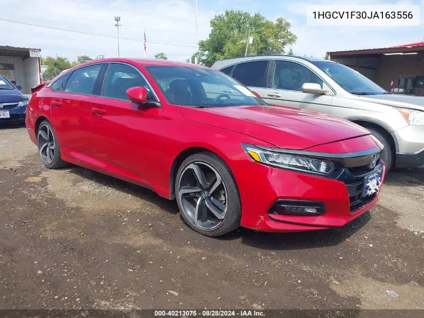 1HGCV1F30JA163556 2018 Honda Accord Sport