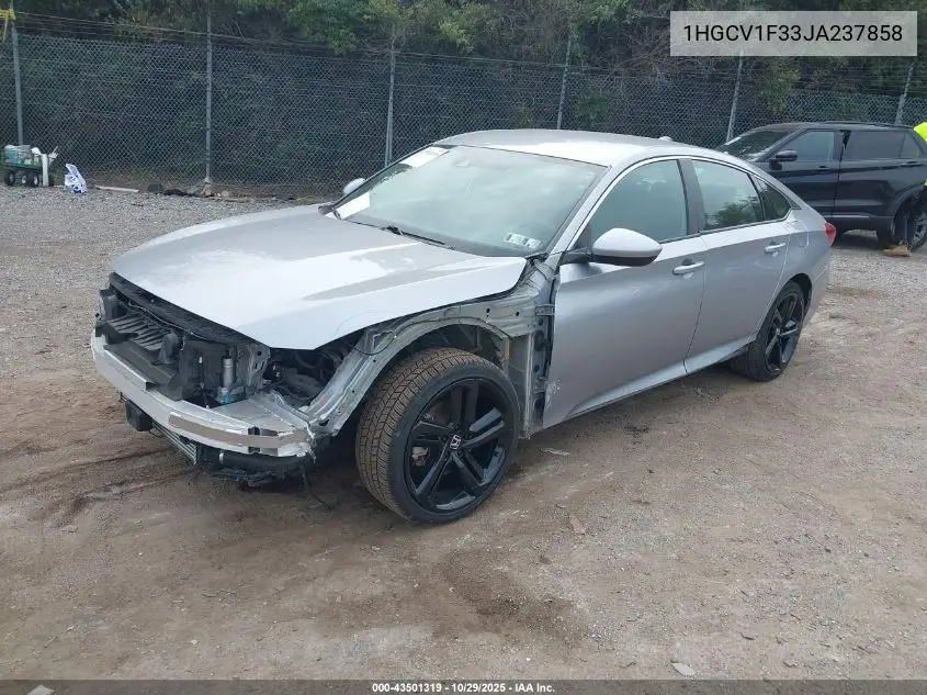 1HGCV1F33JA237858 2018 Honda Accord Sport