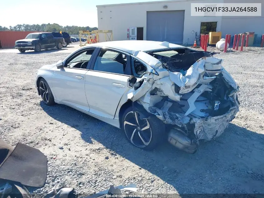 1HGCV1F33JA264588 2018 Honda Accord Sport
