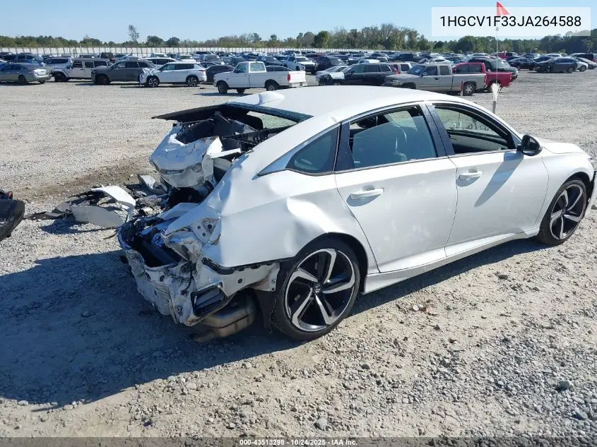 1HGCV1F33JA264588 2018 Honda Accord Sport