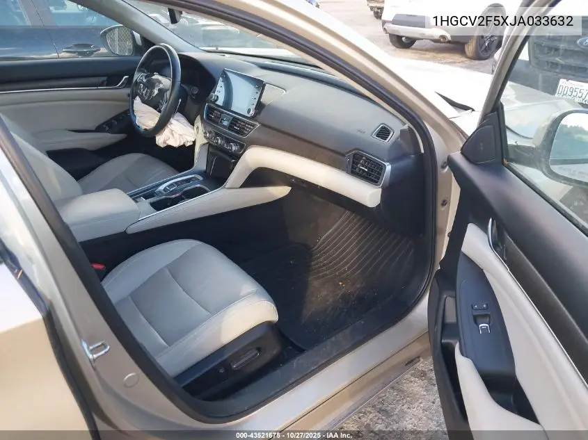 1HGCV2F5XJA033632 2018 Honda Accord Exl