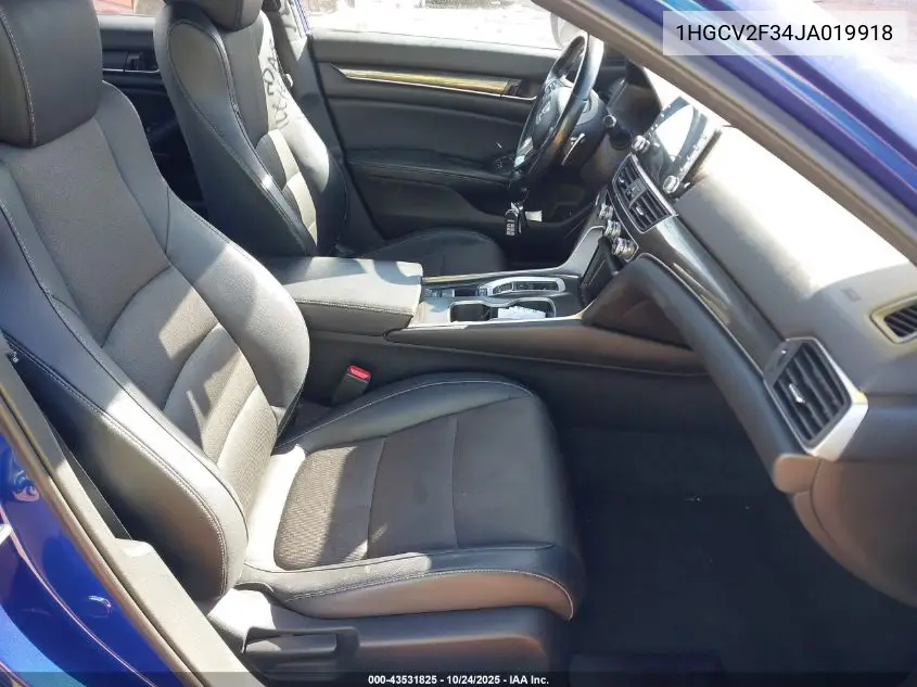 1HGCV2F34JA019918 2018 Honda Accord Sport 2.0T