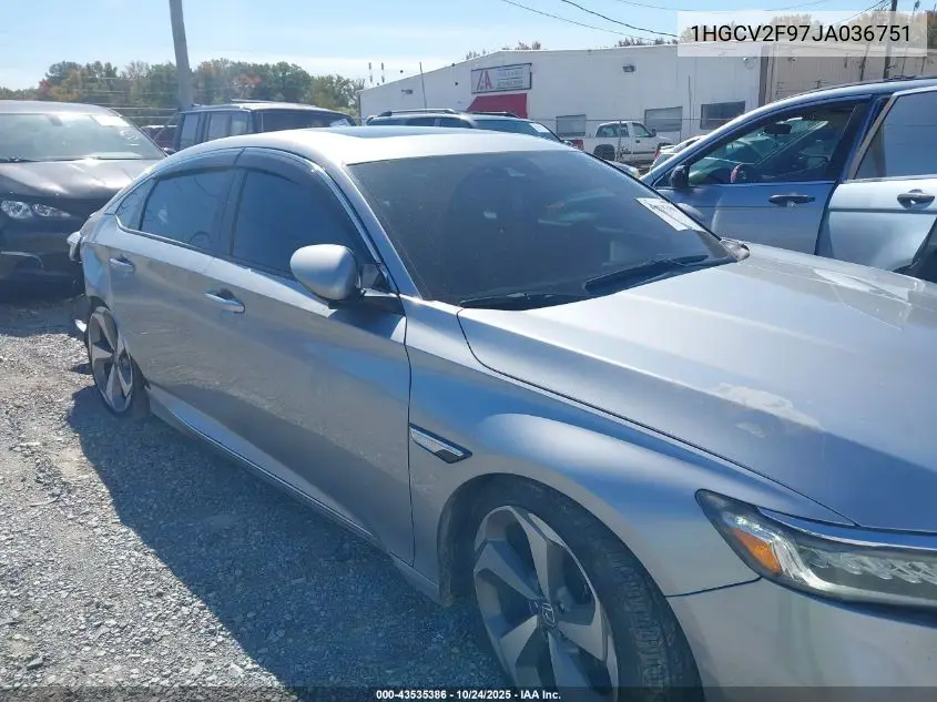 1HGCV2F97JA036751 2018 Honda Accord Touring 2.0T