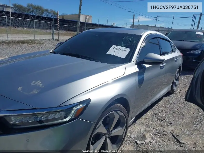 1HGCV2F97JA036751 2018 Honda Accord Touring 2.0T