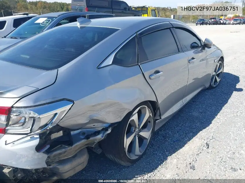 1HGCV2F97JA036751 2018 Honda Accord Touring 2.0T
