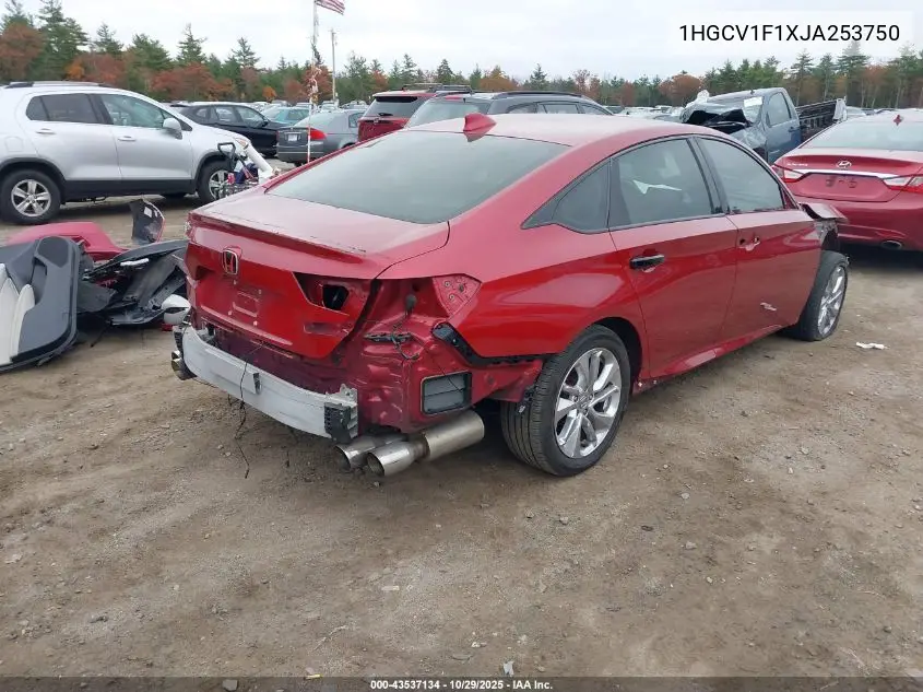 1HGCV1F1XJA253750 2018 Honda Accord Lx