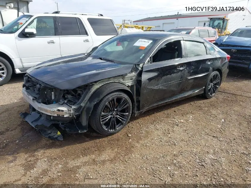 1HGCV1F39JA173406 2018 Honda Accord Sport