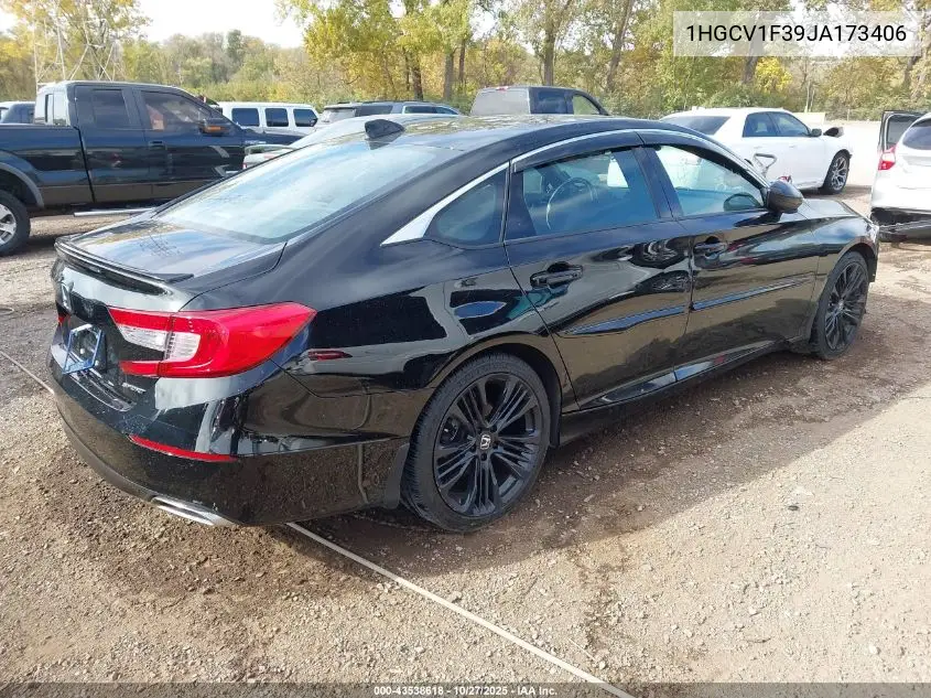 1HGCV1F39JA173406 2018 Honda Accord Sport