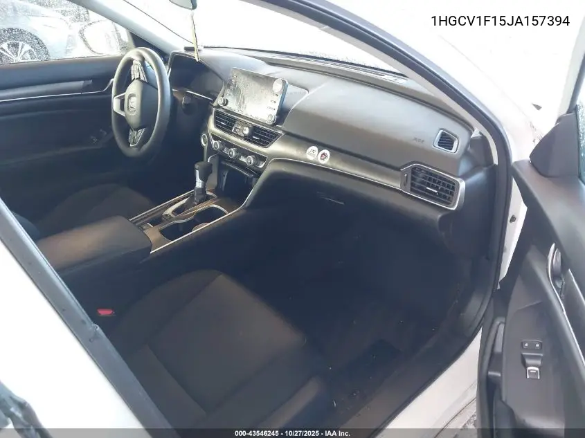 1HGCV1F15JA157394 2018 Honda Accord Lx