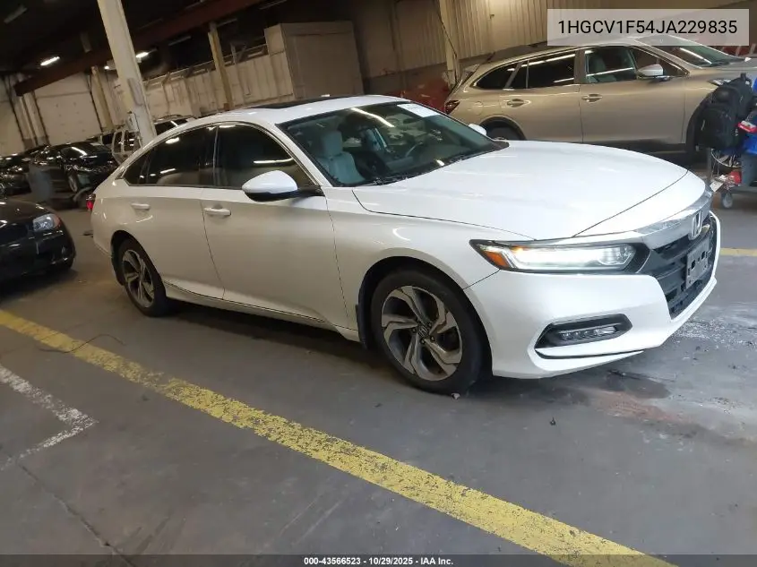 1HGCV1F54JA229835 2018 Honda Accord Ex-L