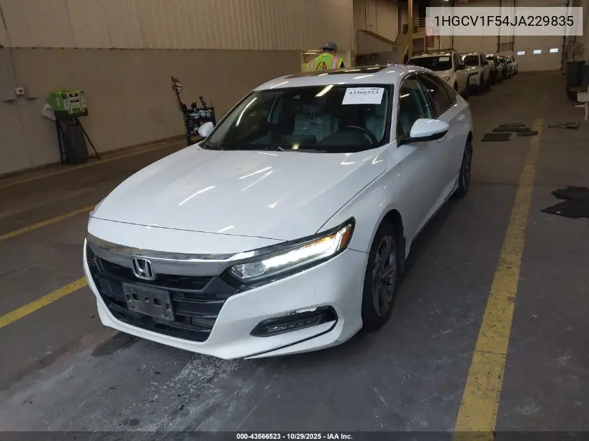 1HGCV1F54JA229835 2018 Honda Accord Ex-L