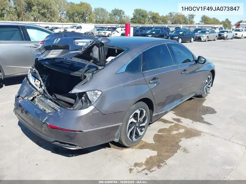 1HGCV1F49JA073847 2018 Honda Accord Ex