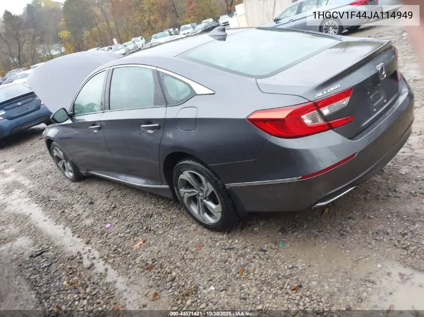 1HGCV1F44JA114949 2018 Honda Accord Ex