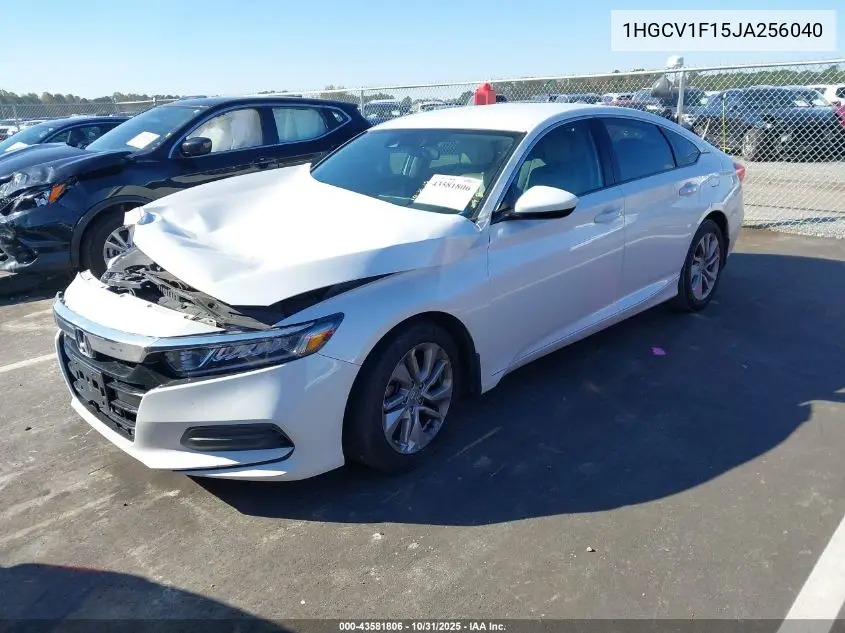 1HGCV1F15JA256040 2018 Honda Accord Lx