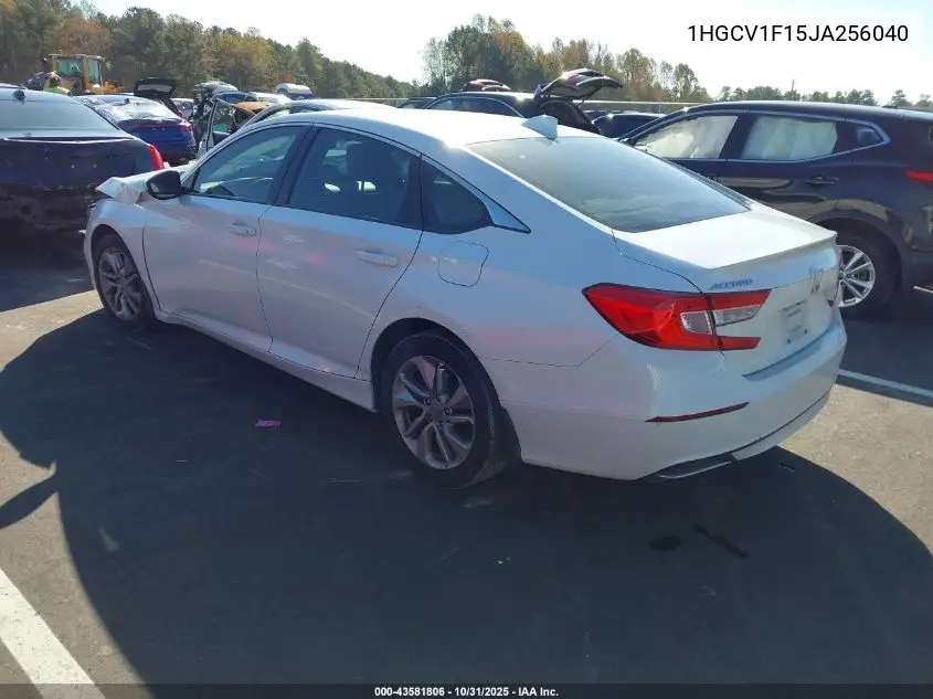 1HGCV1F15JA256040 2018 Honda Accord Lx