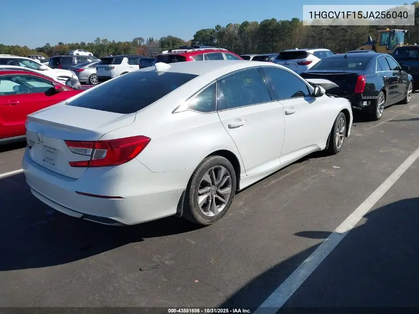 1HGCV1F15JA256040 2018 Honda Accord Lx